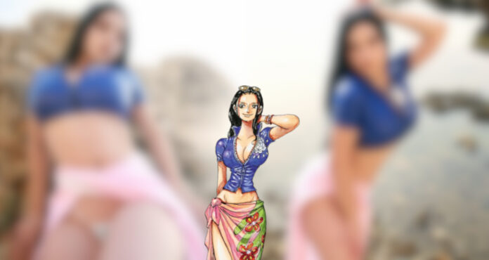 Modelo Zoe Volf fez um arrebatador cosplay de Nico Robin de One Piece