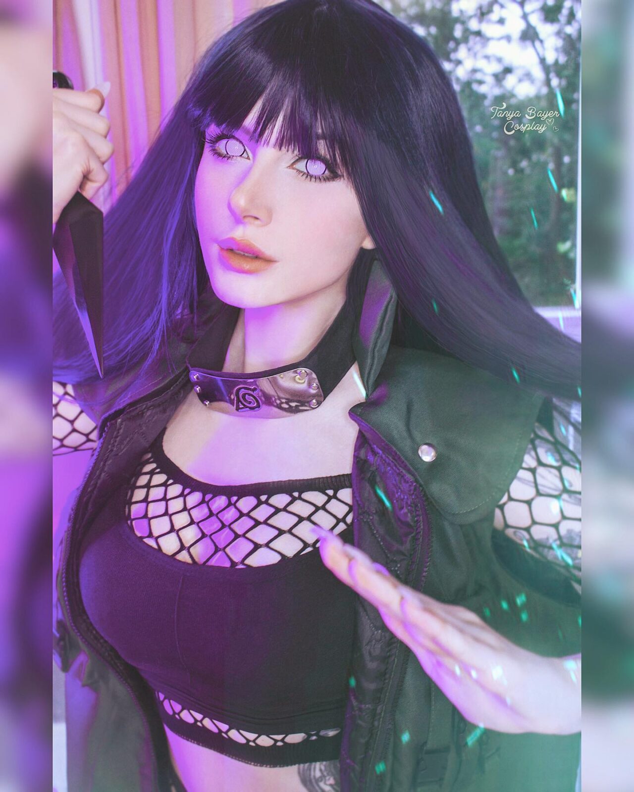 Modelo tanya.bayer.cosplay fez um apaixonante cosplay da Hinata de Naruto