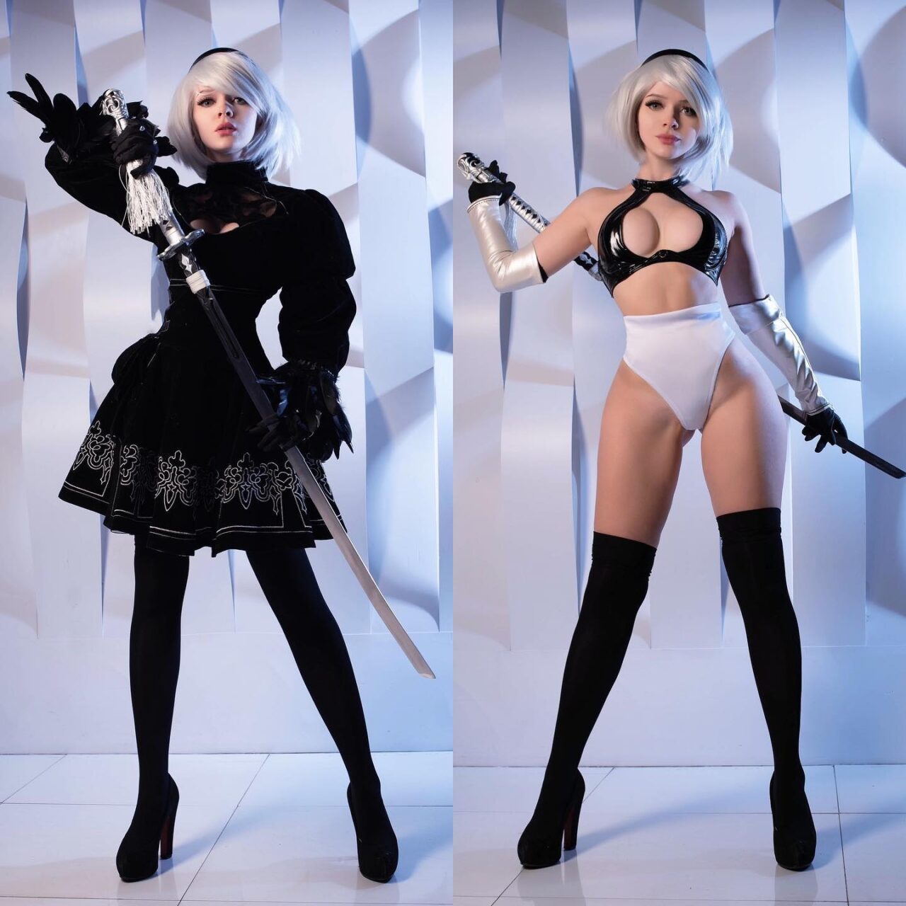 Modelo Evenink Vai Deixar Você Sem Palavras Com Esse Cosplay Da 2b De Nier Automata Critical Hits