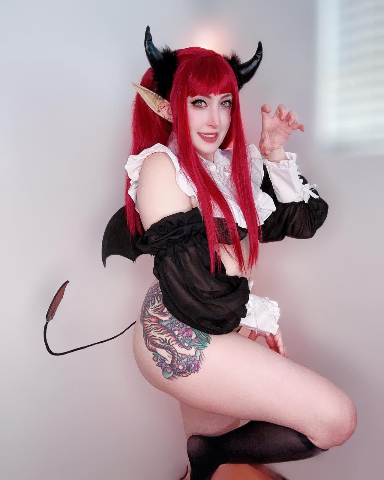 Você vai se apaixonar por esse cosplay da Marin como a succubus Rizu-kyun de My Dress-Up Darling