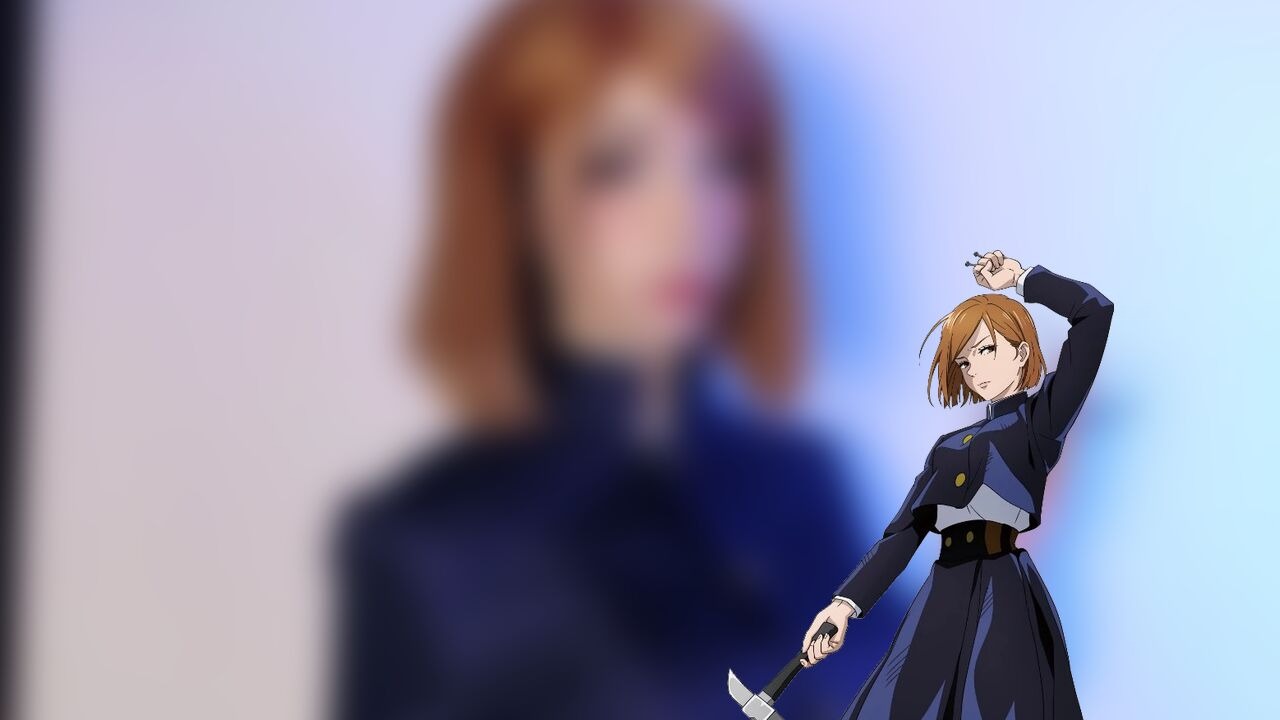 Modelo skyexsummers fez um lindo cosplay da Nobara de Jujutsu Kaisen(04)