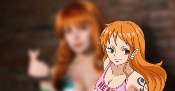 Modelo russa asami_gate encarna a encantadora Nami de One Piece em incrível cosplay