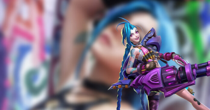 Extraordinária transformação da emblemática Jinx de League of Legends que vai te deixar sem palavras