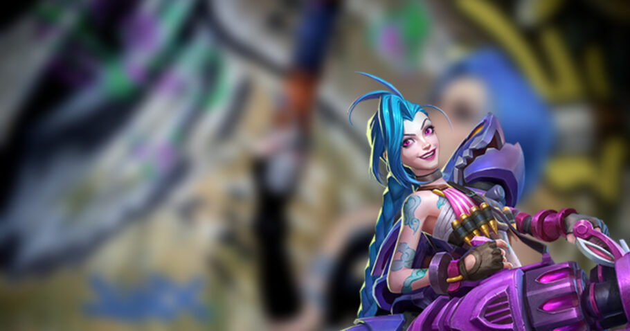 Modelo thayukicos brilha com espetacular cosplay de Jinx de League of Legends