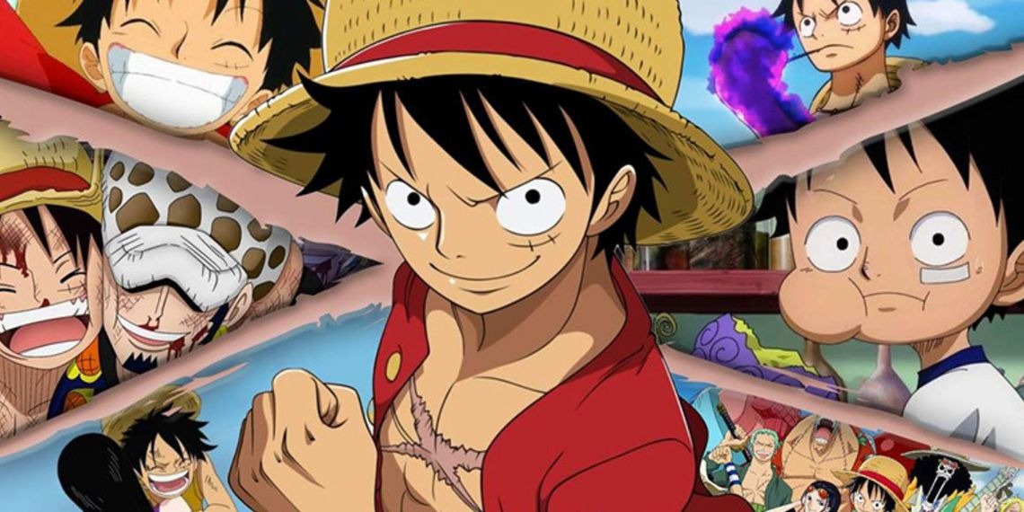 Luffy com roupas do Goku  Luffy, Anime engraçado, Anime