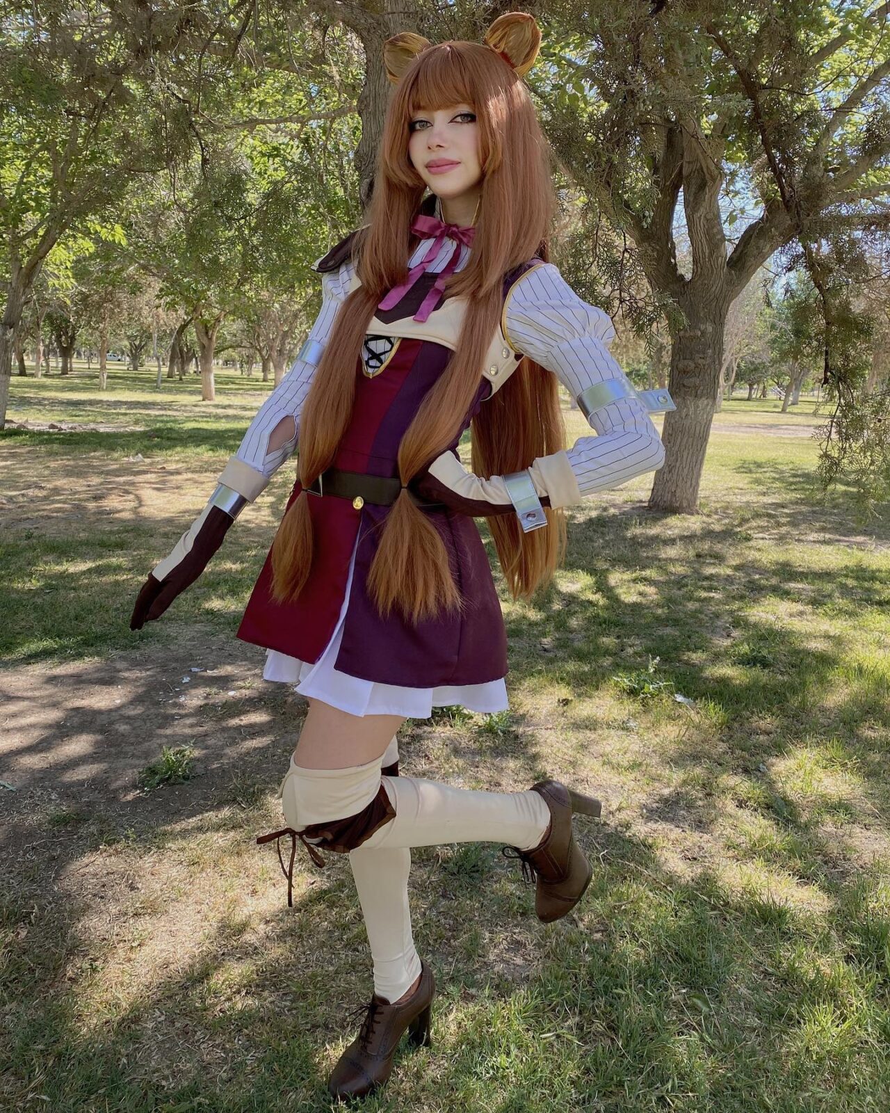 Modelo amatesaurius fez um lindo cosplay da Raphtalia de Shield Hero