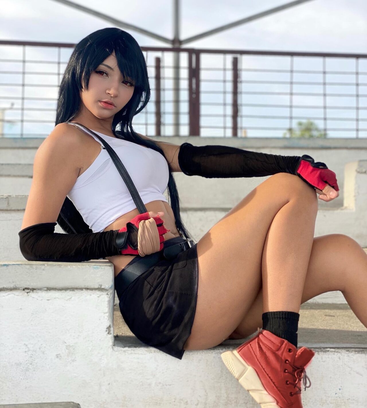 Cosplayer amai.lau recriou perfeitamente a Tifa Lockhart de Final Fantasy