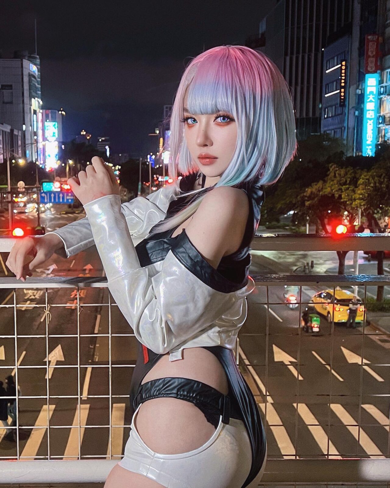 Modelo munoko_cosplay fez um lindo cosplay da Lucy de Cyberpunk