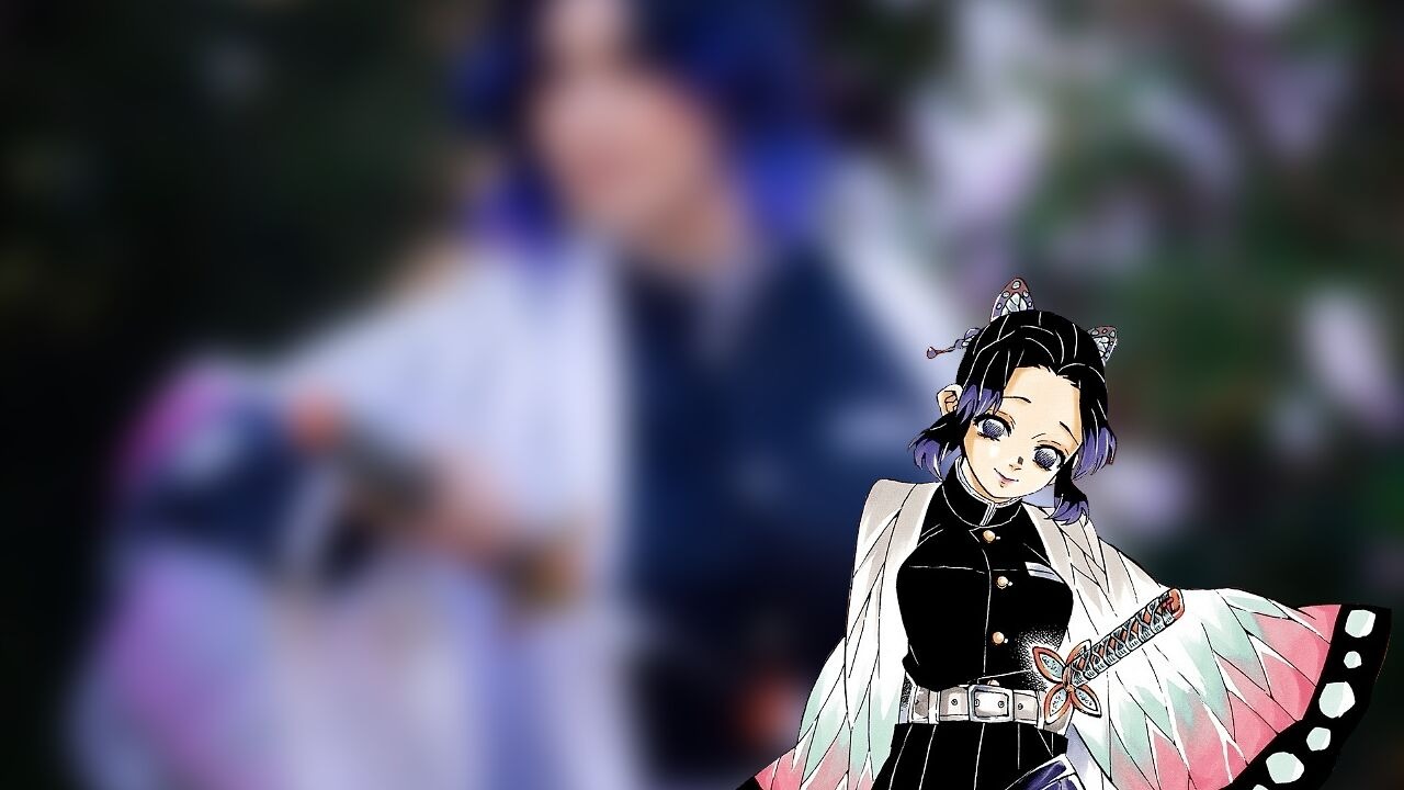 Modelo miso_tokki fez um lindo cosplay da Shinobu de Demon Slayer