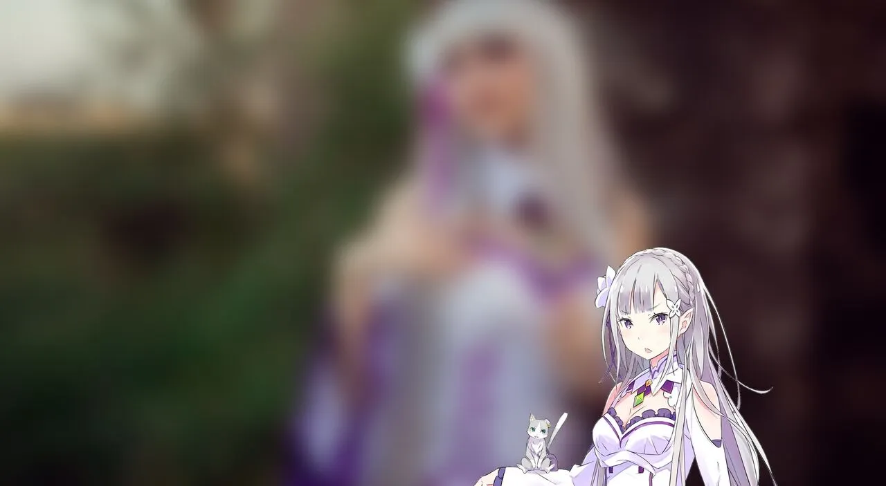 Modelo Miackacosplay Fez Um Lindo Cosplay Da Emilia De Re Zero Critical Hits 2392