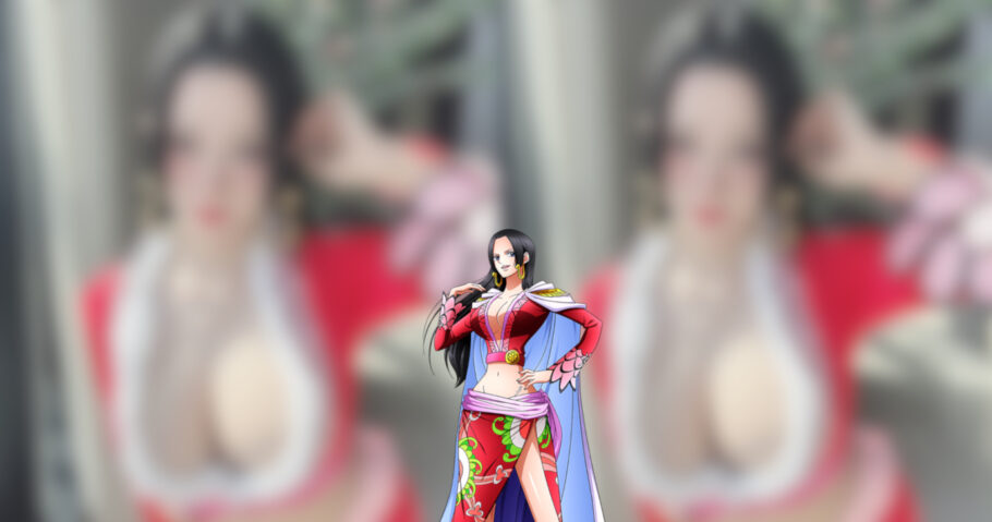 Modelo HaneAme fez um deslumbrante cosplay de Boa Hancock de One Piece