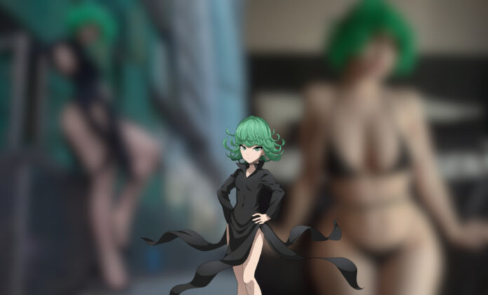 Modelo Hologana fez um apaixonante cosplay da Tatsumaki de One Punch Man