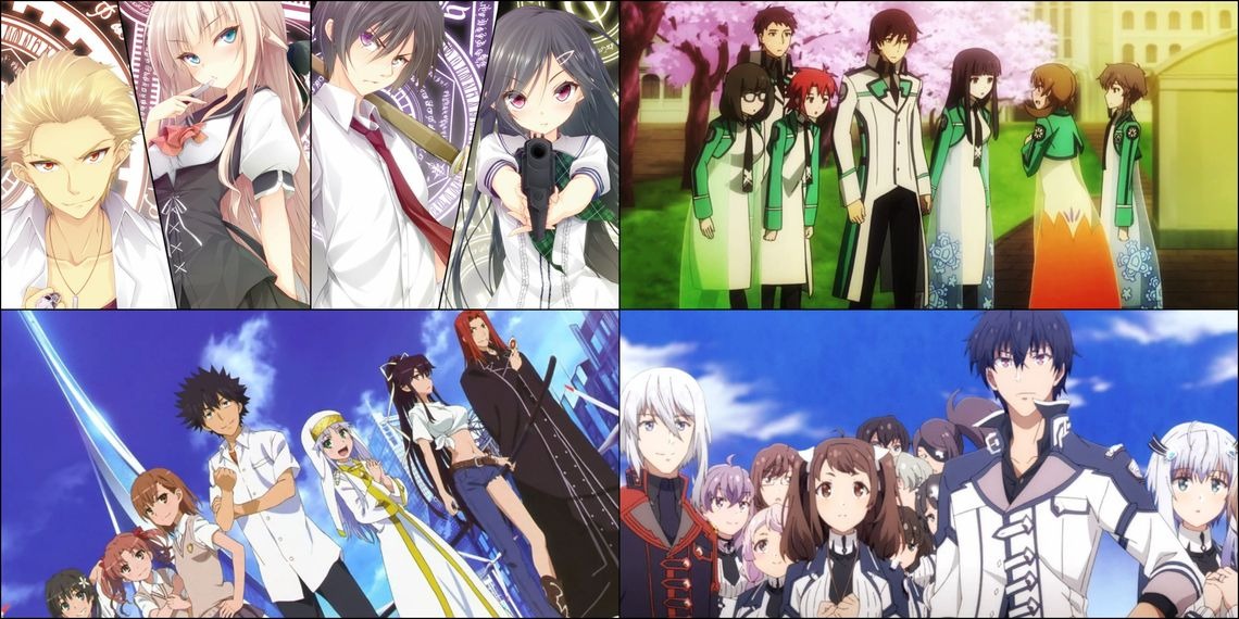 7 Animes onde o Protagonista é enviado para uma ESCOLA de MAGIA