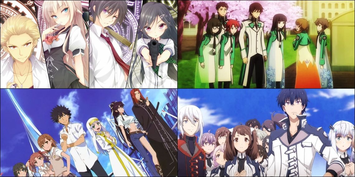 🧙‍♂️ 8 MELHORES ANIMES DE MAGIA ESCOLAR ONDE O PROTAGONISTA É