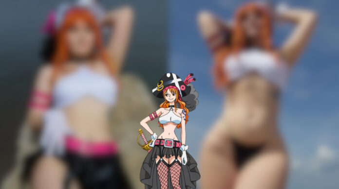 Modelo fez um ousado e belíssimo cosplay de Nami de One Piece