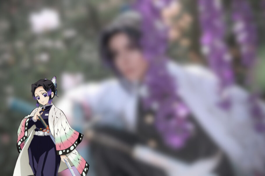 Modelo Jacky fez um apaixonante cosplay de Shinobu Kocho de Demon Slayer