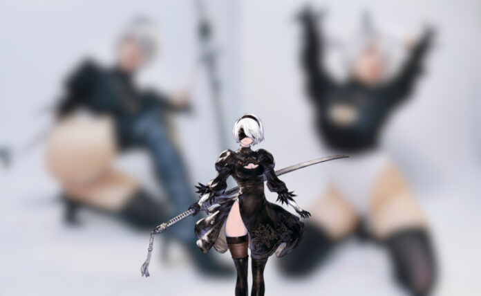 Modelo fez um ousado e belíssimo cosplay da 2B de Nier: Automata