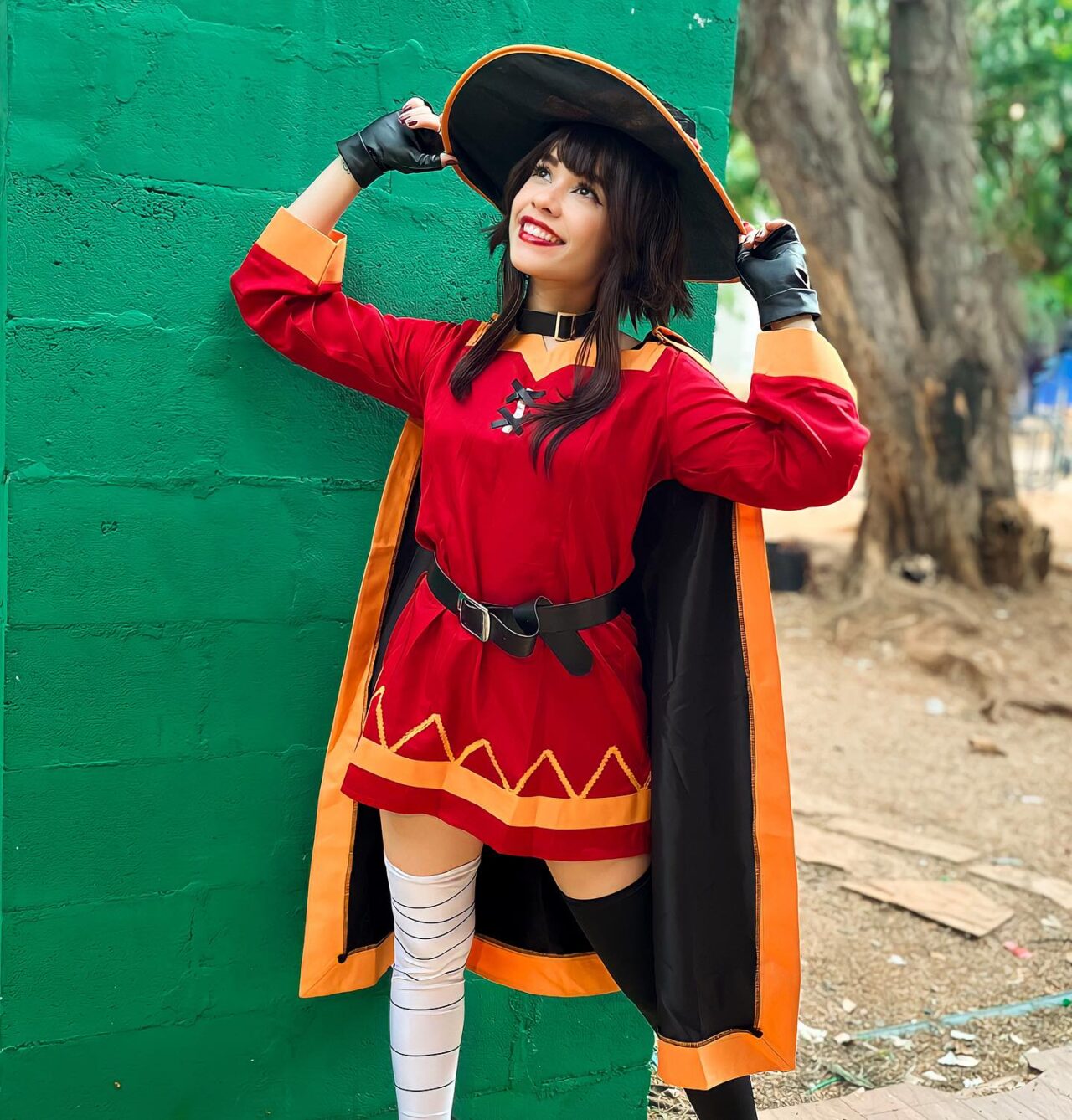 Cosplayer cahwho recriou perfeitamente a Megumin de Konosuba