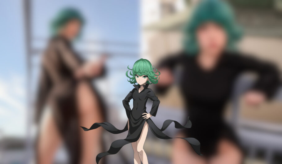 Modelo Saiwestwood fez um ousado cosplay da Tatsumaki de One Punch Man