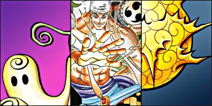 One Piece revela como são as frutas do diabo de Enel e Perona