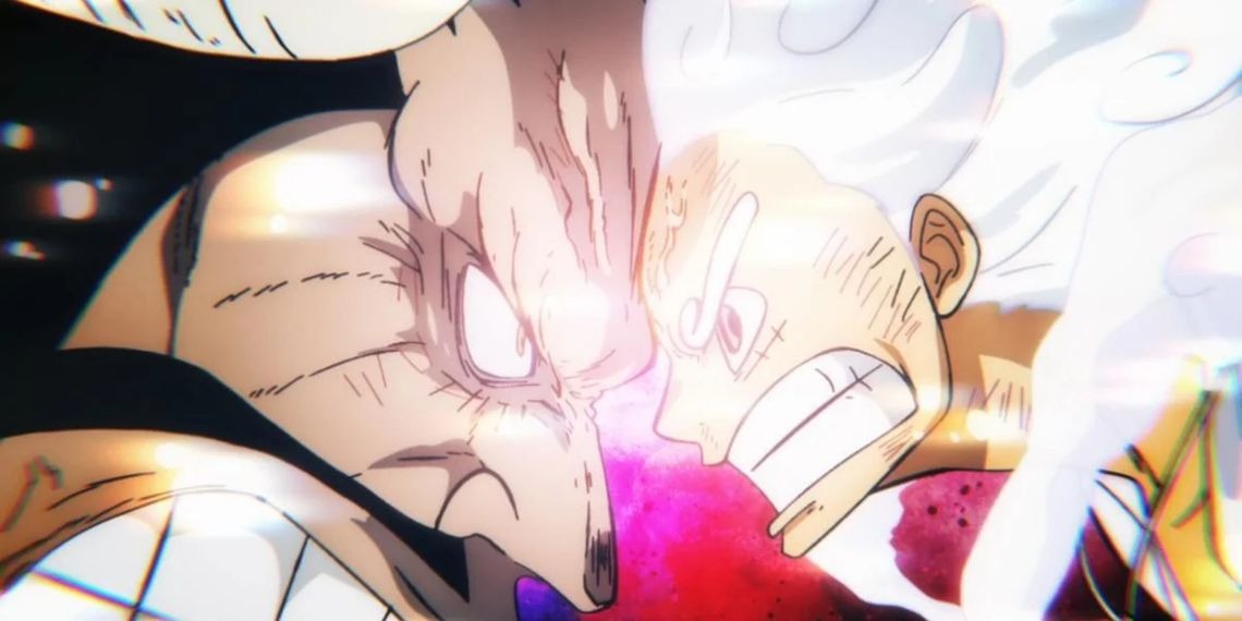 Batalha de Luffy Gear 5 vs. Kaido em One Piece é recriada em live