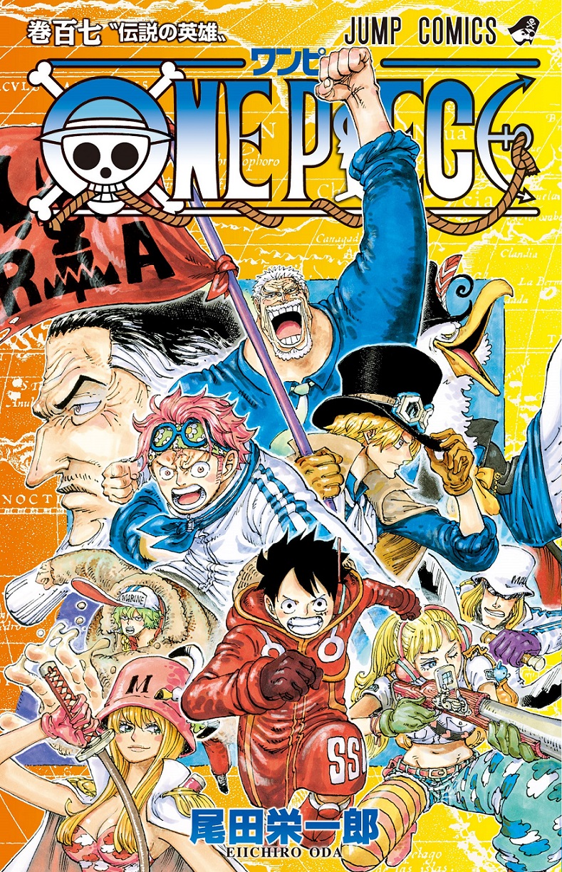 Volume 107 do mangá de One Piece recebe capa oficial