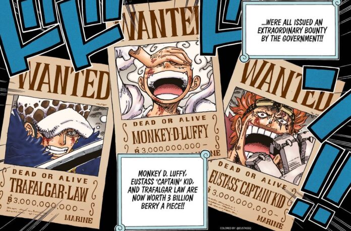 Por que Law e Kid não se tornaram Yonko como Luffy em One Piece?