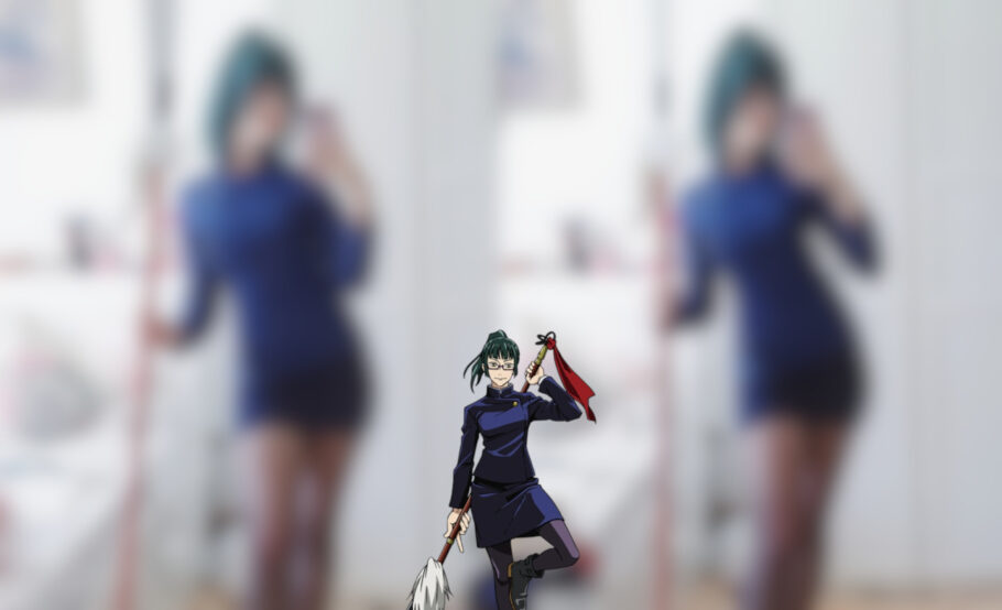 Modelo Yuneeko fez um deslumbrante cosplay da Maki de Jujutsu Kaisen