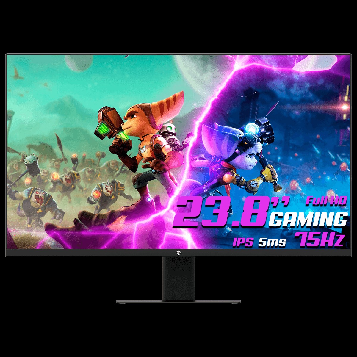 Monitor Gamer Ninja Byakugan, 23,8", Full HD, 75Hz, IPS, FreeSync, HDMI