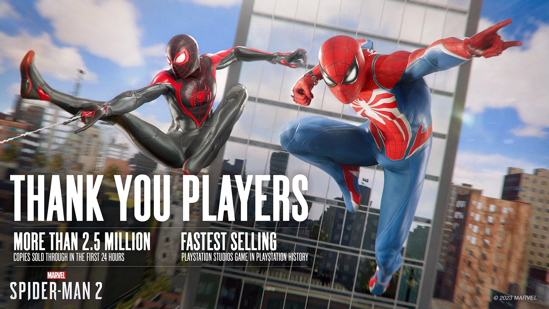 Spider-Man 2 vendeu mais de 2,5 milhões de cópias em 24 horas - Critical  Hits