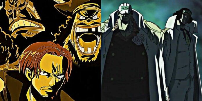 Oda Confirma Quem é Mais Forte Entre os Yonko e os Almirantes em One Piece