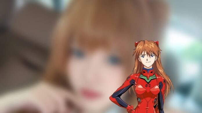 Modelo angie7099 fez um lindo cosplay da Asuka de Evangelion