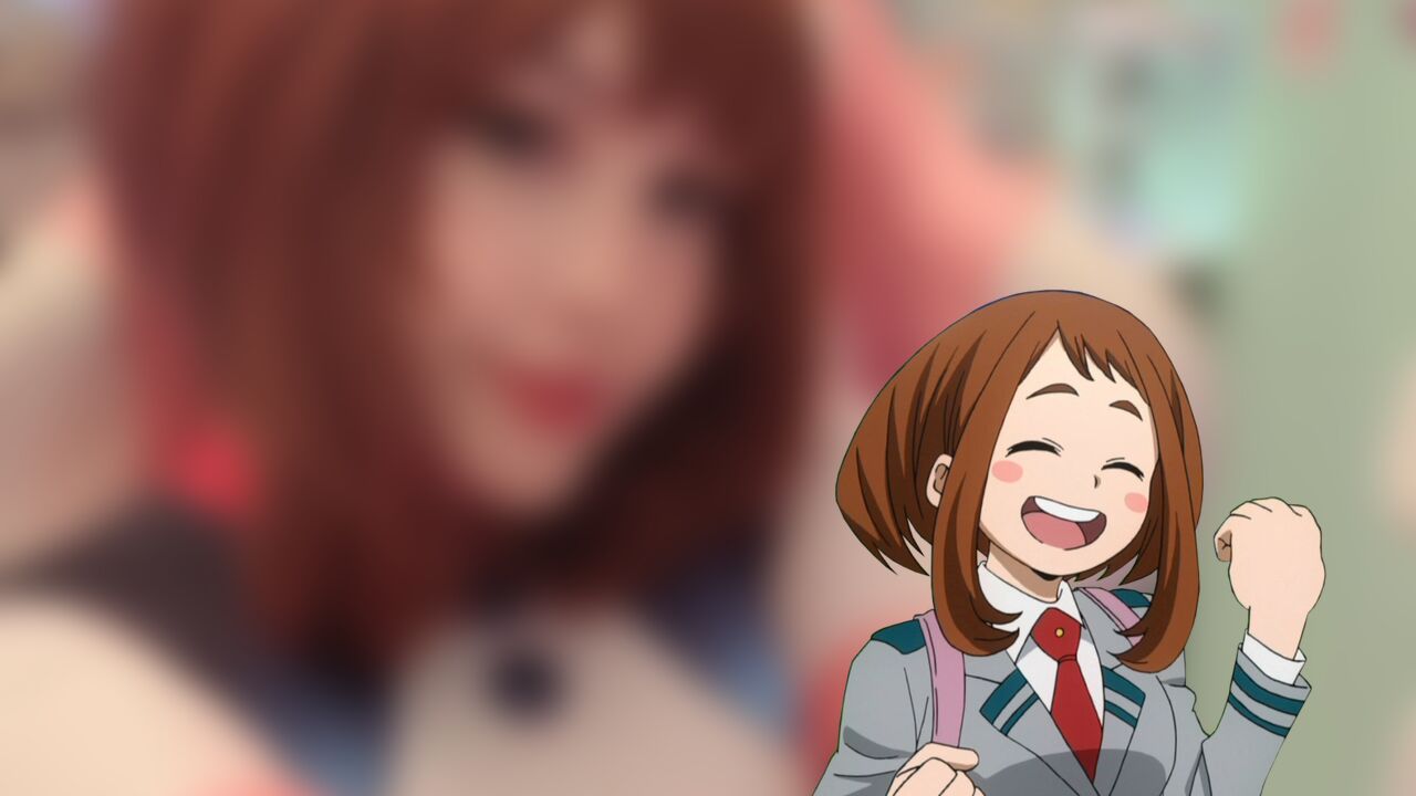 Você vai se encantar com esse cosplay da Uraraka feito pela talentosa junkenstein