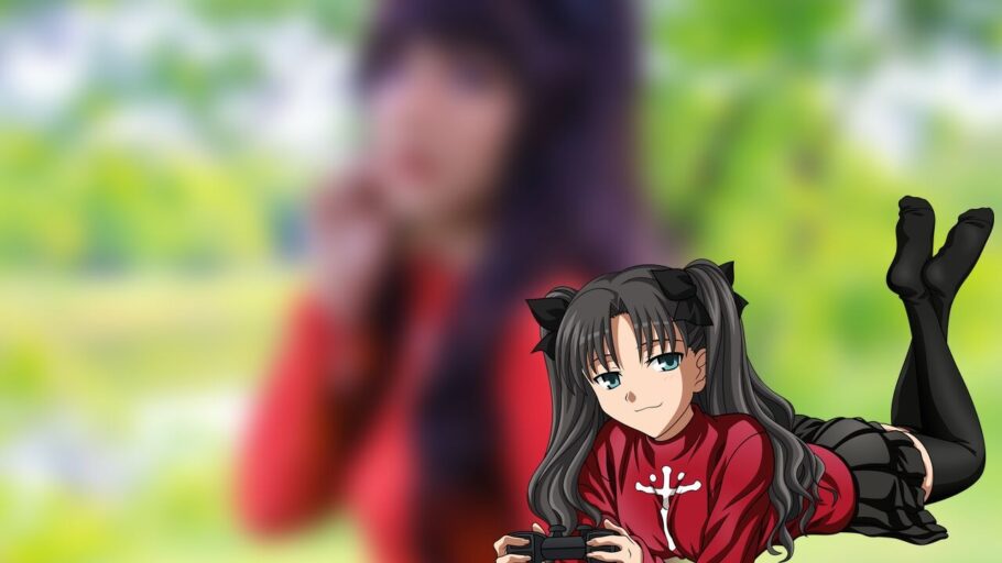Modelo juliannedarlen fez um lindo cosplay da Rin Tohsaka de Fate