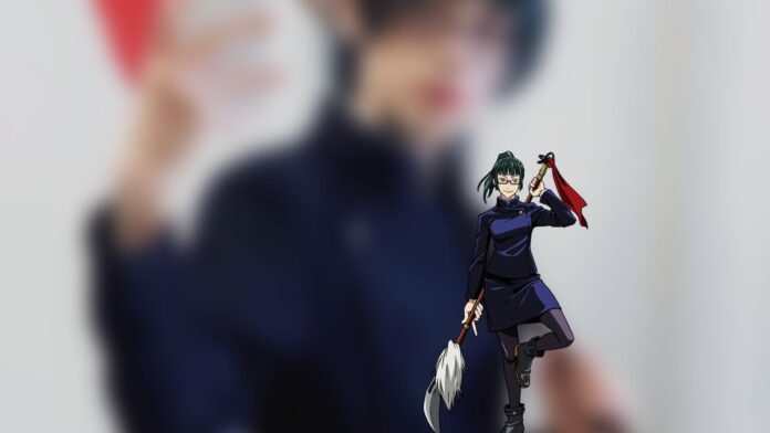 Modelo euloogy fez um apaixonante cosplay da Maki Zenin de Jujutsu Kaisen