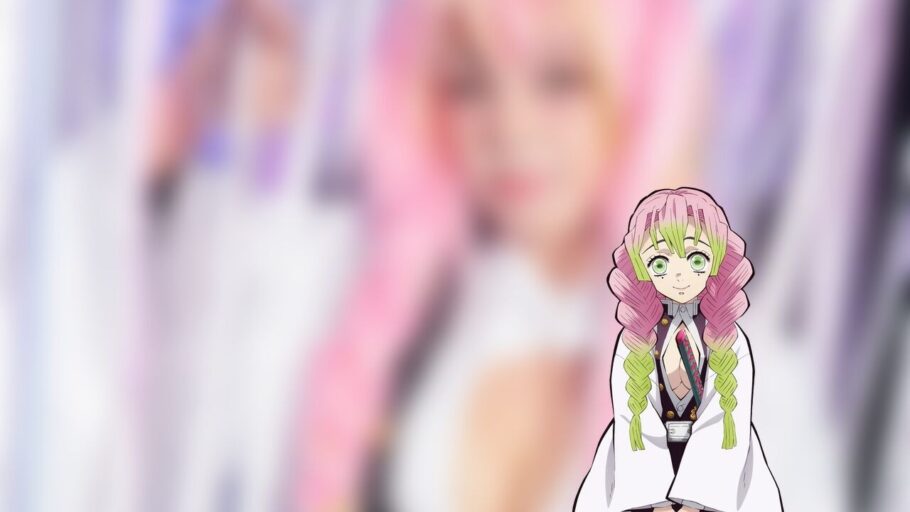 Modelo vicitiaraputri fez um apaixonante cosplay da Mitsuri de Demon Slayer