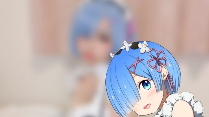 Modelo yumi_cos_v fez um apaixonante cosplay da Rem de Re: Zero