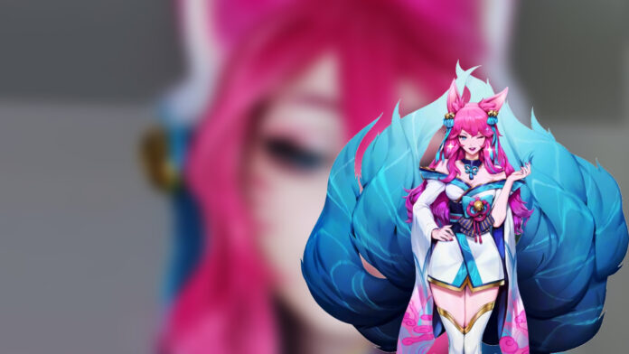 Fã de League of Legends realiza um surpreendente cosplay de Ahri na skin Florescer Espiritual 