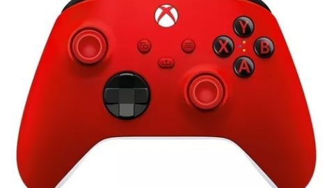 Controle Xbox Series Wireless sem fio - Vermelho e Branco