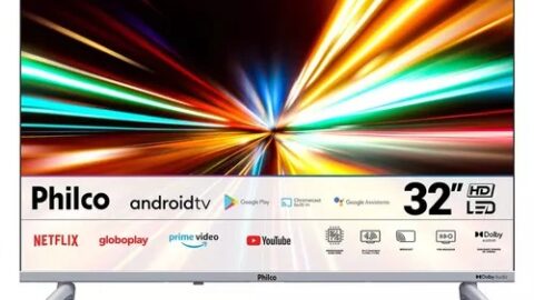 Smart Tv Ptv32g23agssblh 32'' Android 11 Led Philco 100/240v
