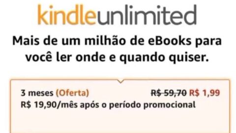 Kindle Unlimited por 3 meses