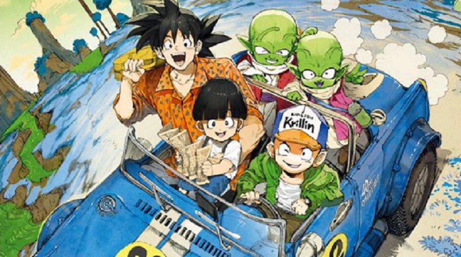 Ilustradora de The Promised Neverland reimaginou de forma adorável uma das capas de Dragon Ball