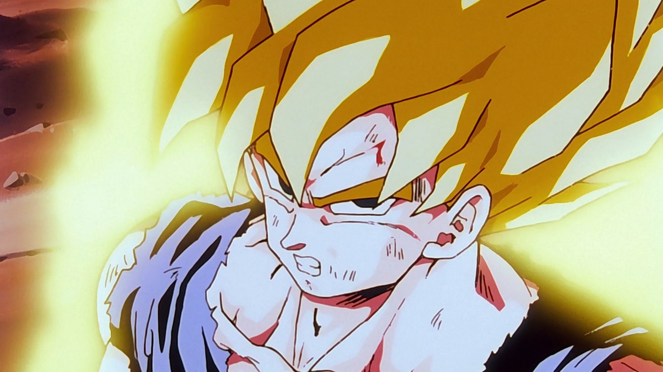 Goku finalmente se transforma no Lendário Super Saiyajin