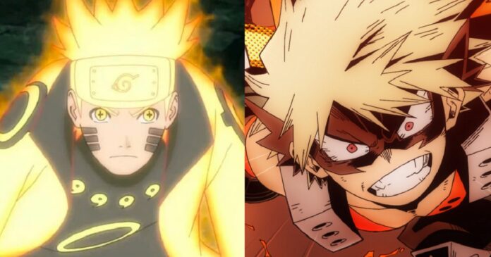 Veja como seria uma fusão entre Naruto e Bakugo