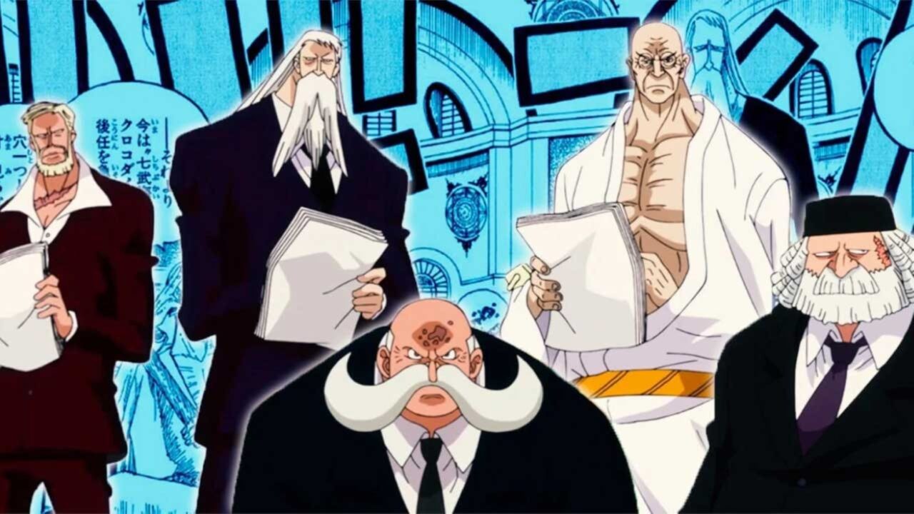 One Piece 1109 mostra Saturn invocando todos os membros do Gorosei em Egghead