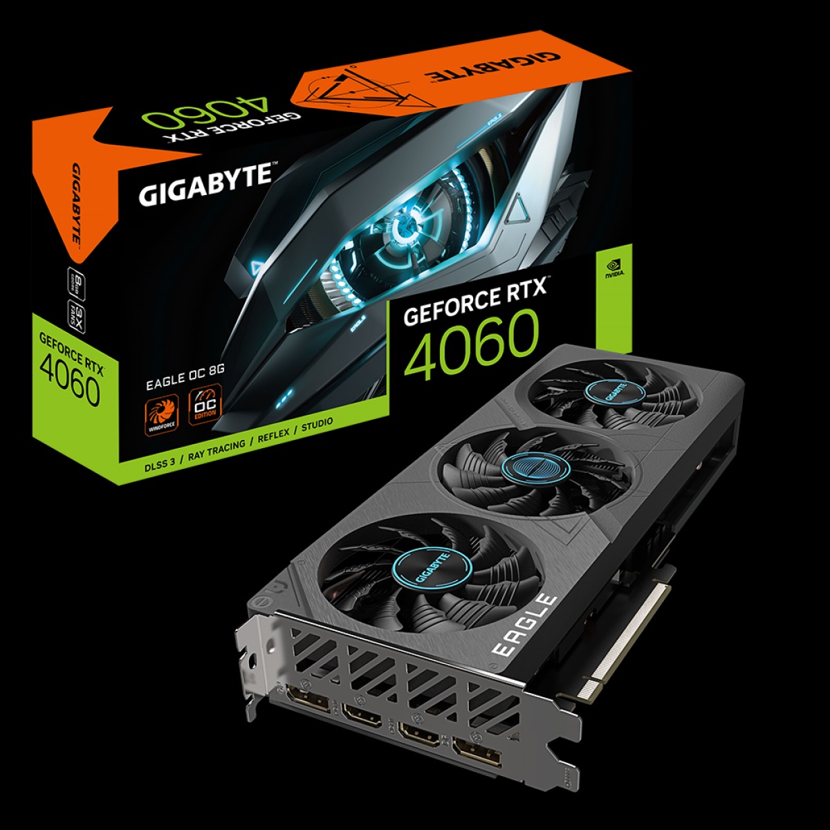 OFERTA: Placa de Vídeo GeForce RTX 4060 EAGLE OC, Gigabyte, NVIDIA