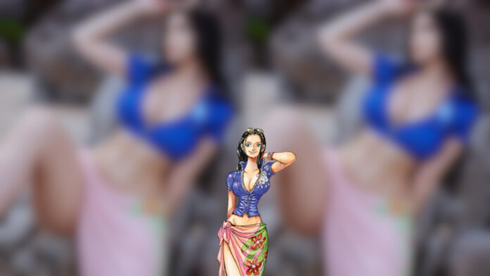 Modelo Oichi fez um sedutor cosplay da Nico Robin de One Piece