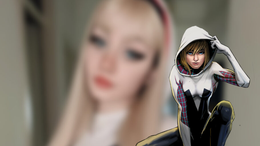 Cosplayer realiza envolvente interpretação de Spider-Gwen
