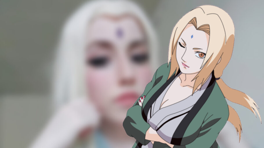 Modelo chilena brilha com apaixonante cosplay da imponente Tsunade de Naruto
