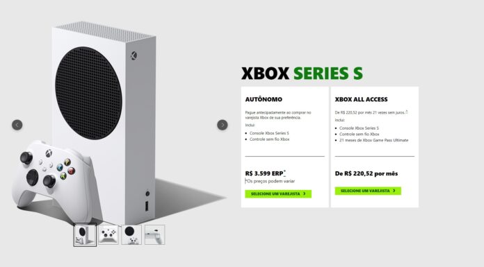 Xbox Series S tem aumento de preço para 3599,00 confirmado no Brasil